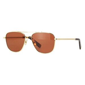 New GARRETT LEIGHT El Capitan Sun Gold Polarised Square 4069 G-AGT/SFBOR PLR Sun
